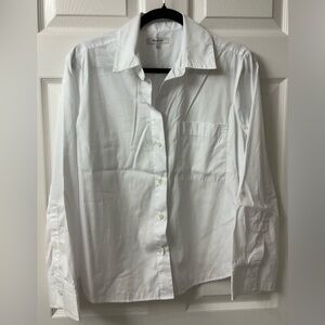Madewell White Casual Button Down Shirt